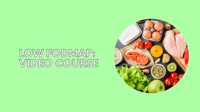 low fodmap diet video course