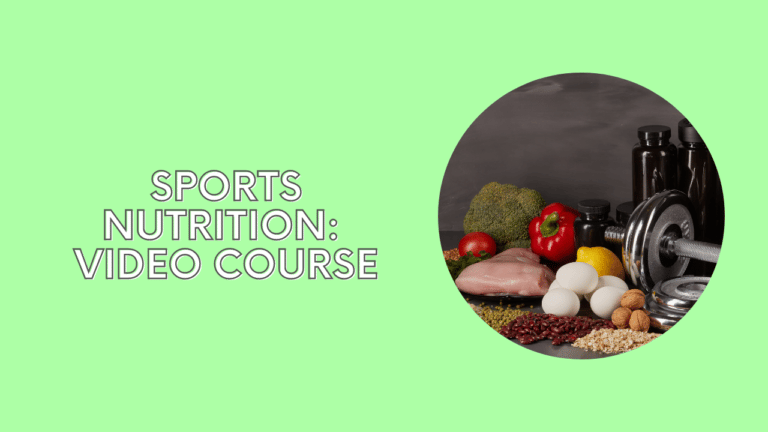 sports nutrition video course