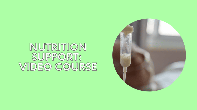nutrition support enteral nutrition parenteral nutrition video course