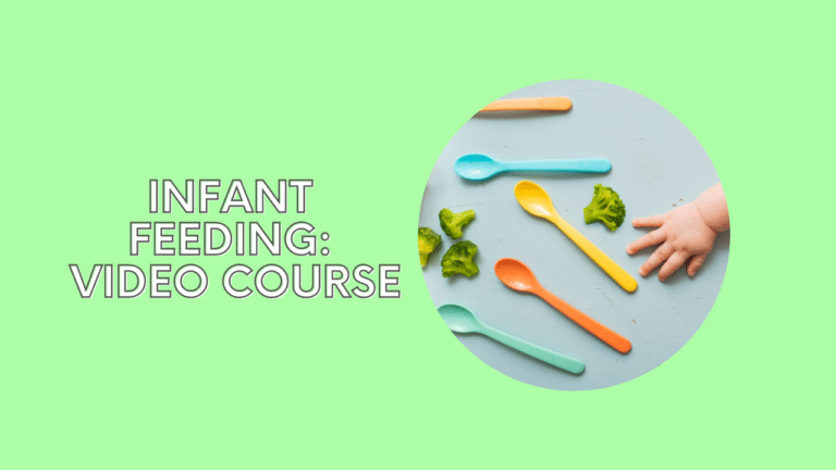 pediatric nutrition course infant feeding course