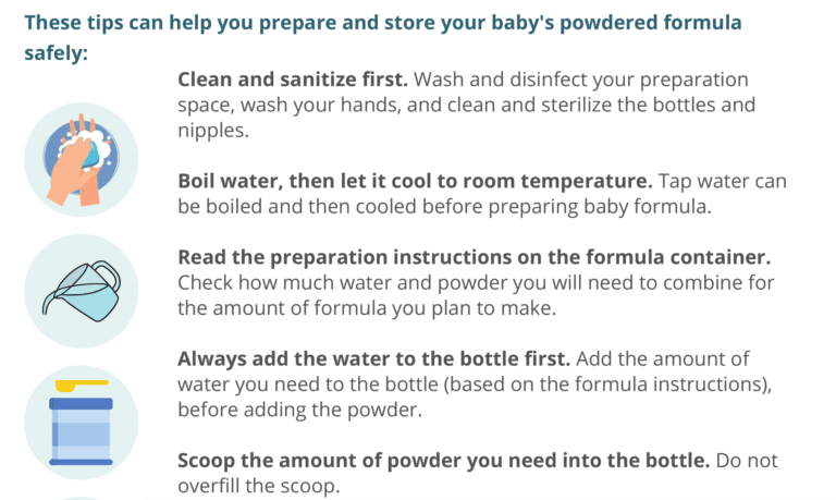 Preparing Baby Formula