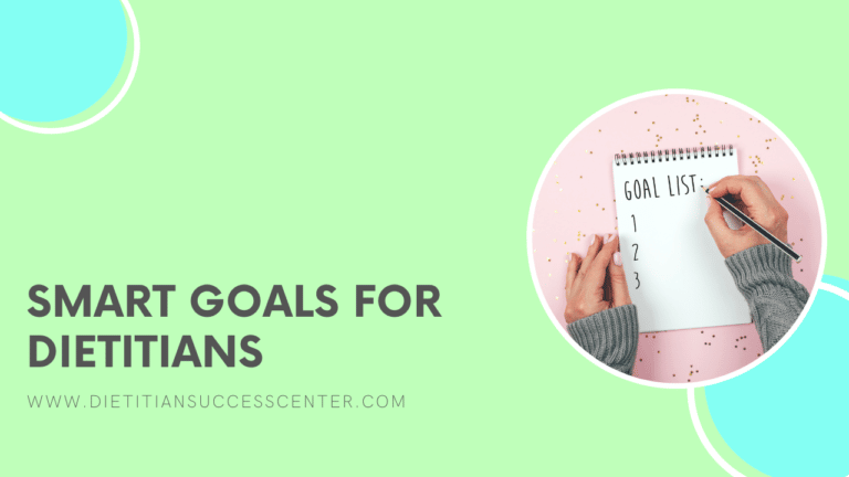 examples of smart goals for dietitians