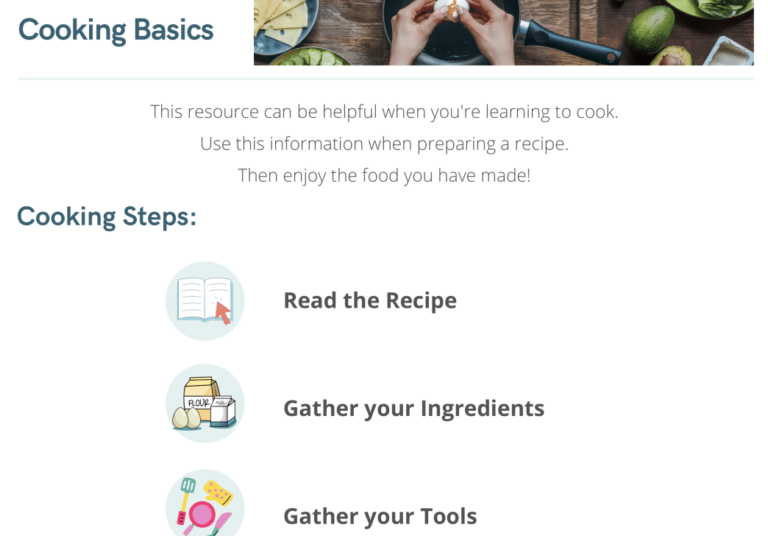 cooking basics resource