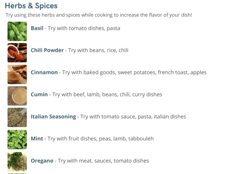 how to cook with herbs and spices