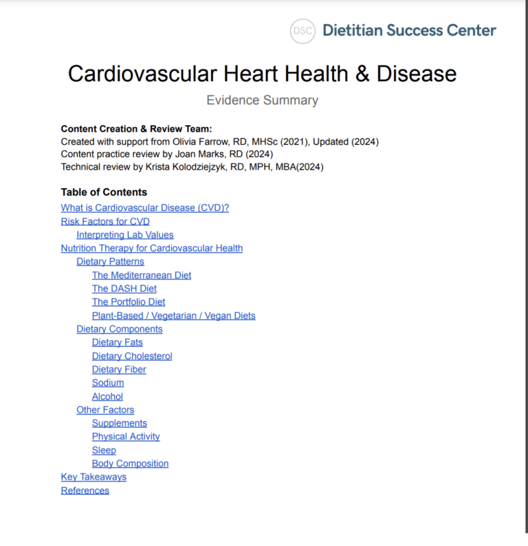 Cardiovascular Heart Health & Disease