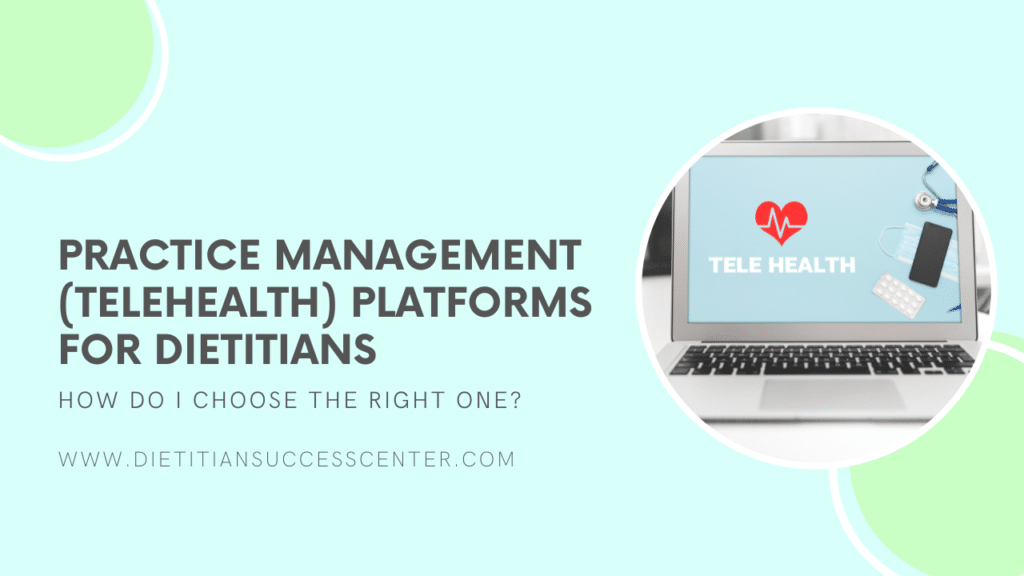 telehealth platform for dietitians