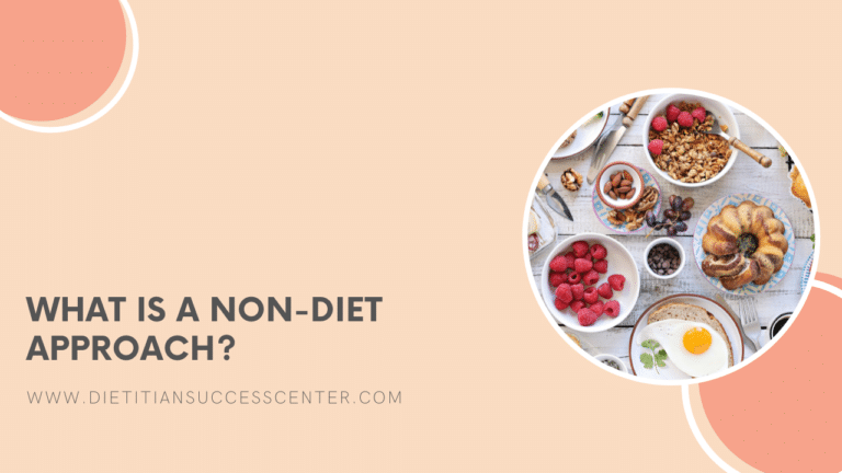non-diet approach: What is it?
