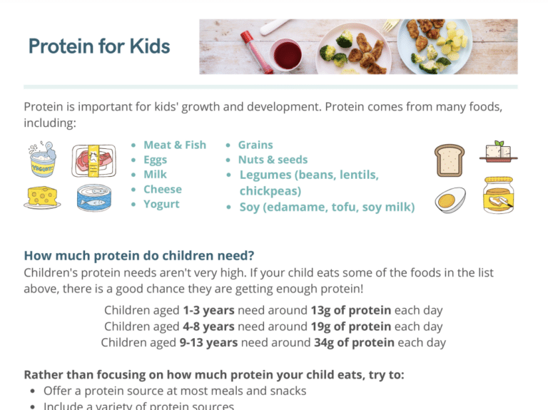 protein for kids