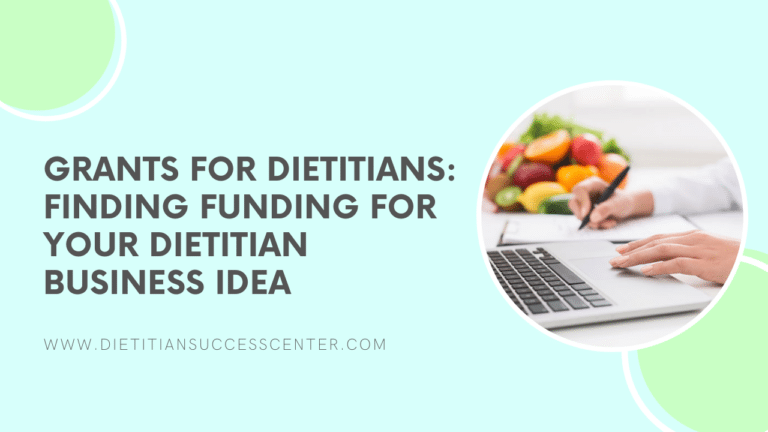 Grants for Dietitians blog image