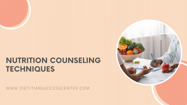 nutrition counselling techniques