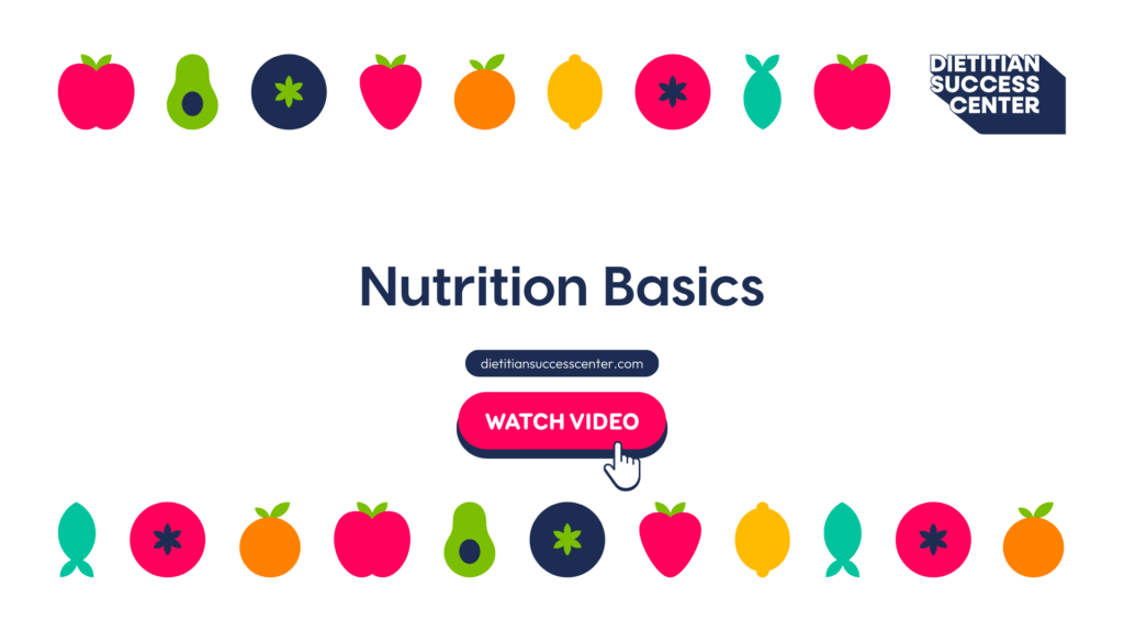 Nutrition Basics from a Dietitian